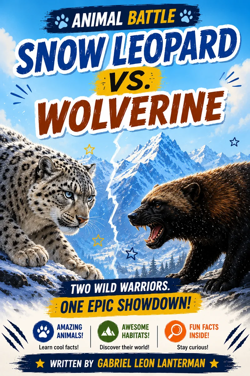 Animal Battle: Snow Leopard vs. Wolverine book cover